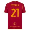 Camiseta de fútbol AS Roma Dybala 21 Primera Equipación 23-24 - Hombre